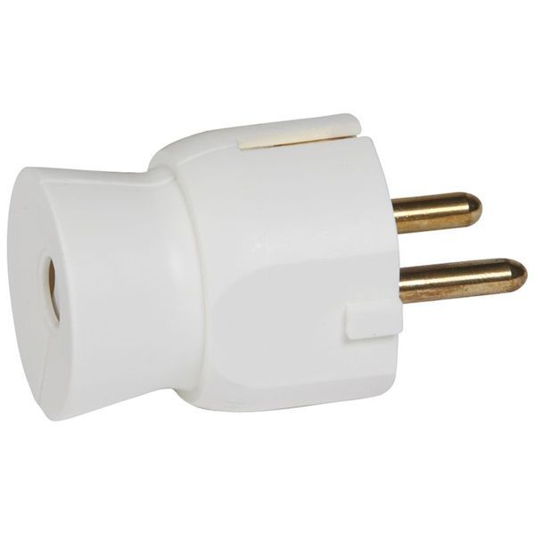 Fiche Plastique 2P+T 16A Standard Germanique À Sortie Droite legrand 050315