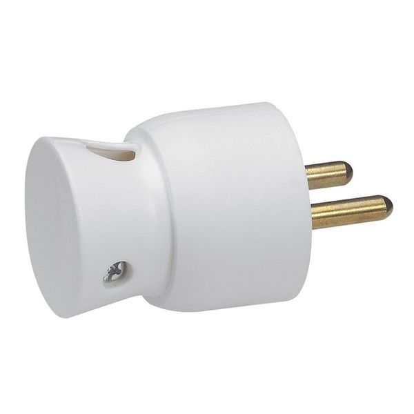 Fiche Plastique 2P+T 16A À Sortie Latérale Blanc legrand 050416
