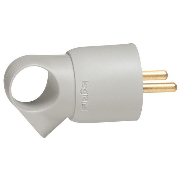 Fiche Plastique 2P+T 16A À Anneau Gris legrand 050424
