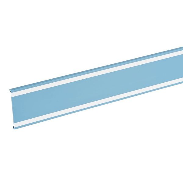 Couvercle Goulotte Bleue Bande Blanche L.80 legrand 037044