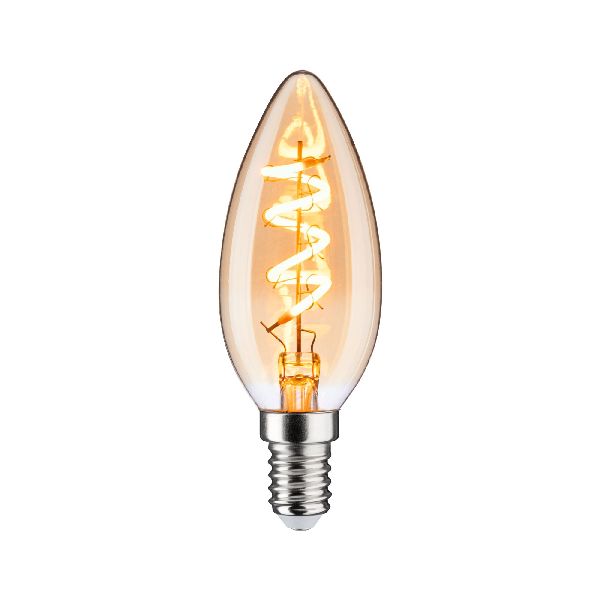 LED Vintage bougie 150lm 4W 2500K doré dim E14 230V