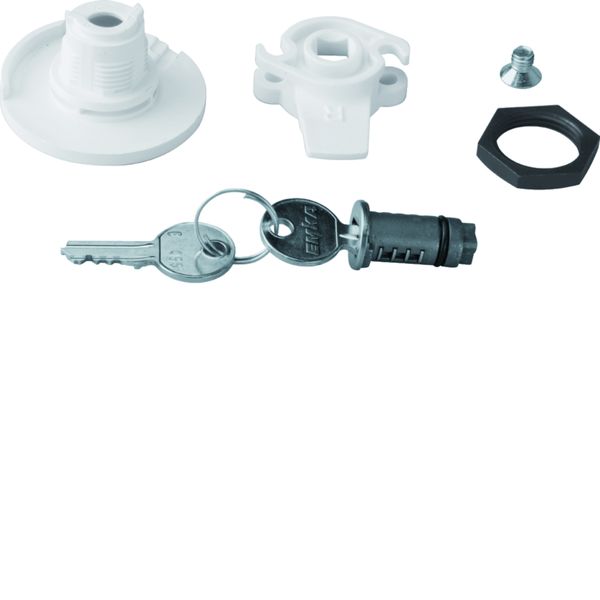 Serrure à clé n° 455 livrée avec 2 clés pour armoire univers IP44/54 FZ453N