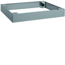 Socle quadro evo H100 pour cellule P600xL450mm Gris poussière FN440E
