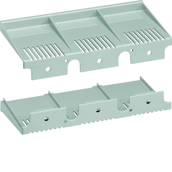 Cache borne h1000 3P court pour connexion arrière et platine sectionnable HYE025H