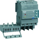 Bloc différentiel x160 4P In125A Idn et temporisation réglables HBA126H