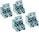 Cages de raccordement h1000 Al/Cu 4P 4x 95-240mm² HYE008H