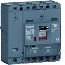 Disjoncteur Boitier Moulé h3+ P160 TM A/A 4P4D In100A Icu50kA à cage HMS101DC