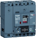 Disjoncteur Boitier Moulé h3+ P160 ENERGY 4P4D In100A Icu70kA à cage HES101NC
