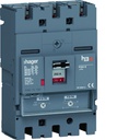 Disjoncteur Boitier Moulé h3+ P250 TM A/A 3P3D In250A Icu70kA à plage HET250DR