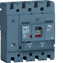 Disjoncteur Boitier Moulé h3+ P250 TM A/A 4P4D In200A Icu70kA à plage HET201DR