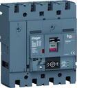 Disjoncteur Boitier Moulé h3+ P250 ENERGY 4P4D In100A Icu50kA à plage HMT101NR