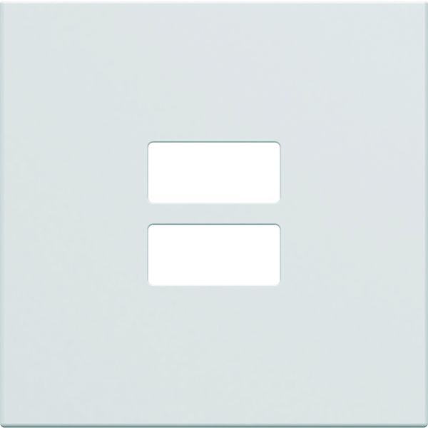 Enjoliveur Gallery prise double USB, finition Pure WXD112B