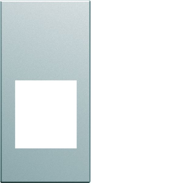 Enjoliveur Gallery prise RJ45 1 module , finition Titane WXD201T