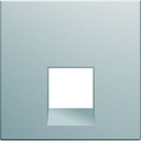 Enjoliveur Gallery prise RJ45 45° 2 modules, finition Titane WXD230T