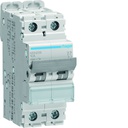 Disjoncteur 6A 2P 25kA Courbe D 2modules NSN206