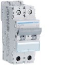 Disjoncteur 10A 2P 6-10kA Courbe C 2modules NFN210