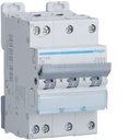 Disjoncteur 10A 3P+N 6-10kA Courbe C 3module NFT810