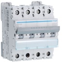 Disjoncteur 10A 4P 6-10kA Courbe B 4modules NEN410