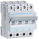 Disjoncteur 10A 4P 6-10kA Courbe D 4modules NGN410