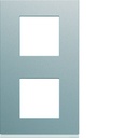 Plaque de finition Gallery 2 poste Titane entraxe 71 mm WXP0142