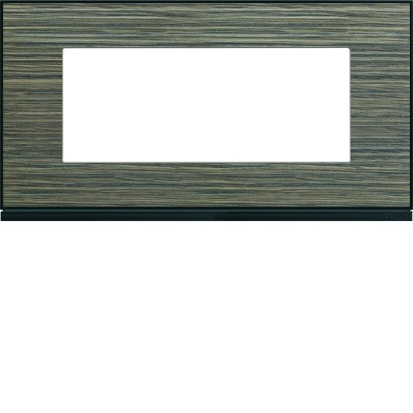 Plaque de finition Gallery 5 modules Pecan entraxe 71 mm WXP2405