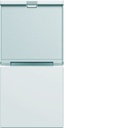 Enjoliveur Gallery interrupteur avec porte étiquette 1 module , finition Pure WXD012B