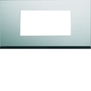 Plaque de finition Gallery 4 modules Natural alu entraxe 71 mm WXP4304