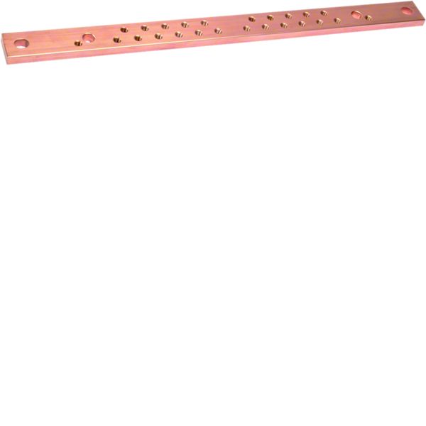 Barre cuivre perforé M6 630A 30x10x430mm UM30A4