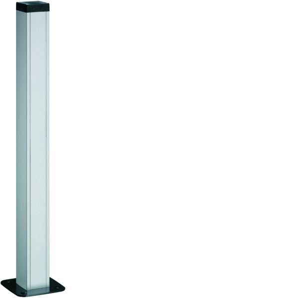 Colonnette officea h 650mm simple face alu (ELN) anodisé naturel DAP45650ELN