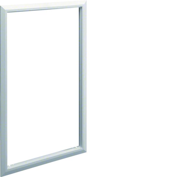 Cadre de finition univers RAL9010 Blanc pur pour armoire 2 travées H800xL550mm FZ12B