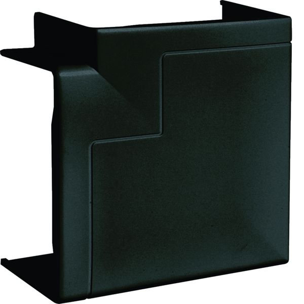 Angle plat pour goulotte d'installation GBD 50x85mm, Noir GBD5008559011
