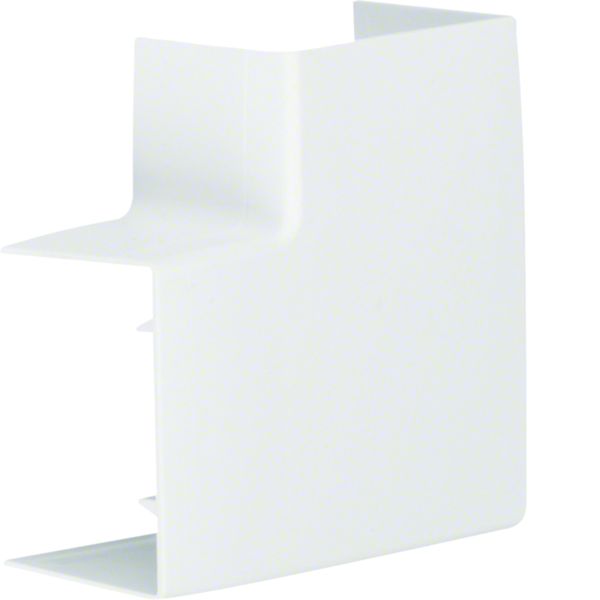 Angle plat pour goulotte de distribution LFF 40x60mm Blanc LFF4006059016