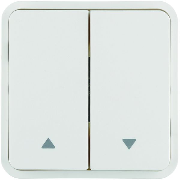Cubyko 2 touches KNX pour 1 volet roulant coloris blanc WNT982B