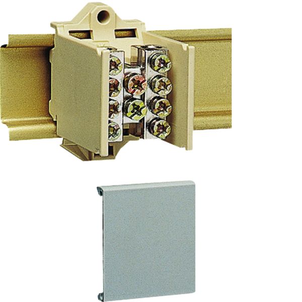Bloc de jonction 125A 1P 2X25 + 4X16 + couvercle de protection K018