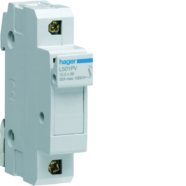 Coupe circuit 1P 1000V DC L38 1 module L501PV