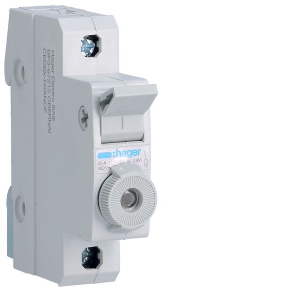 Porte-fusible combiné 1P 20A 380V L38 1M avec cartouche L95100