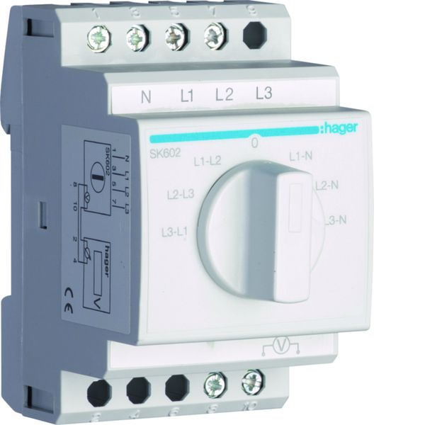 Commutateur de voltmètre 7 positions SK602