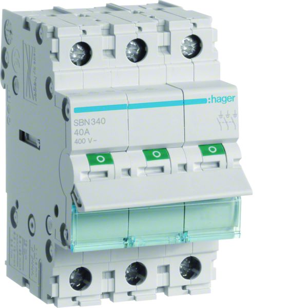 Interrupteur sectionneur 40A 3P 3 modules SBN340