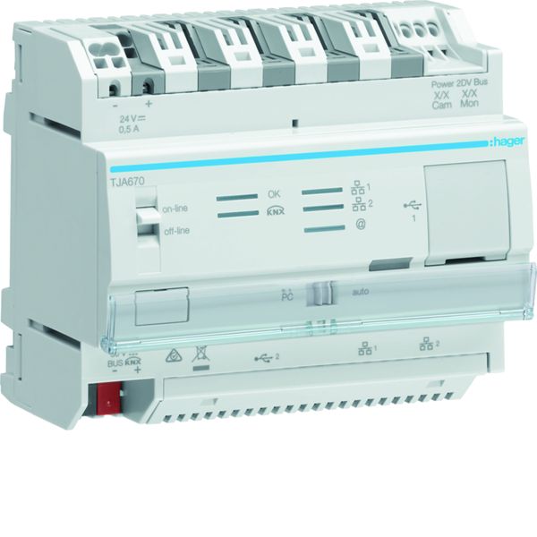 Serveur domotique résidentiel Domovea basic compatible KNX Secure TJA670