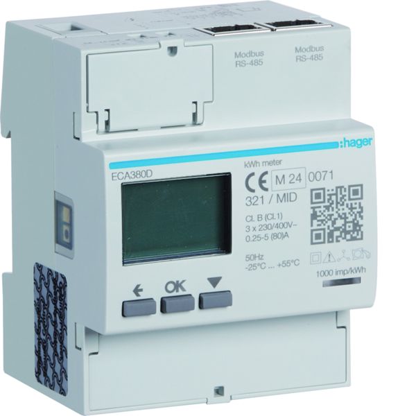 Porte transparente pour coffret Gamma 18, 3 rangées 54 M GP318T