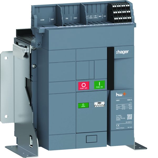 Interrupteur Ouvert HW1 1600A 3P Fixe HW1W316FS