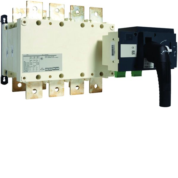 Inverseur de source 4P In1000A Ue380 - 415Vac commande motorisée HIB490M