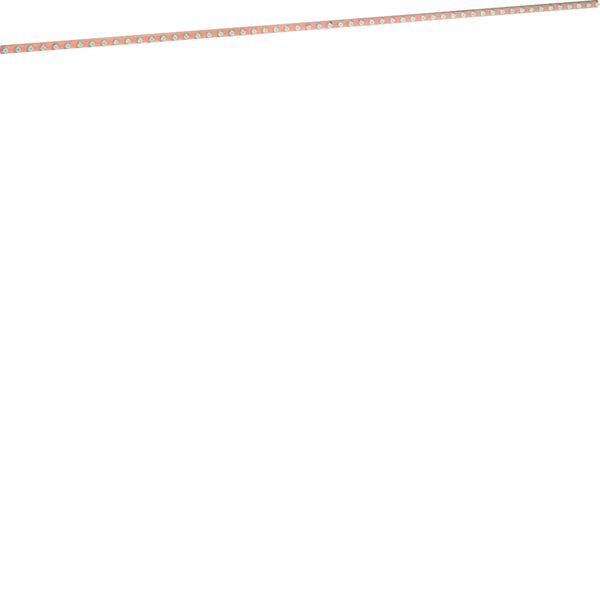 Barre Cu 12X6 taraudée M5 longueur 245 mm KS72B