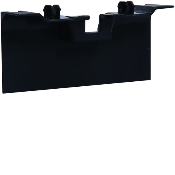 Pièce de recouvrement de support d'appareillage pour plinthe SL20080 noir SL20080AF9011