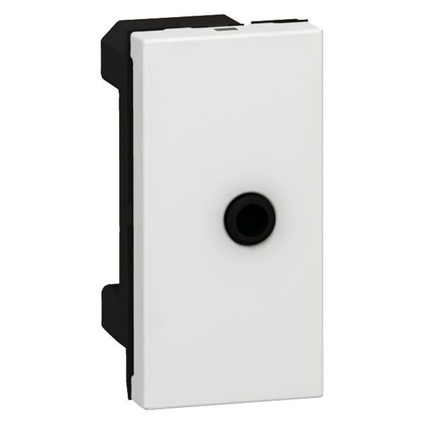 Prise Jack Femelle 3,5Mm À Visser Mosaic 1 Module Blanc legrand 078764