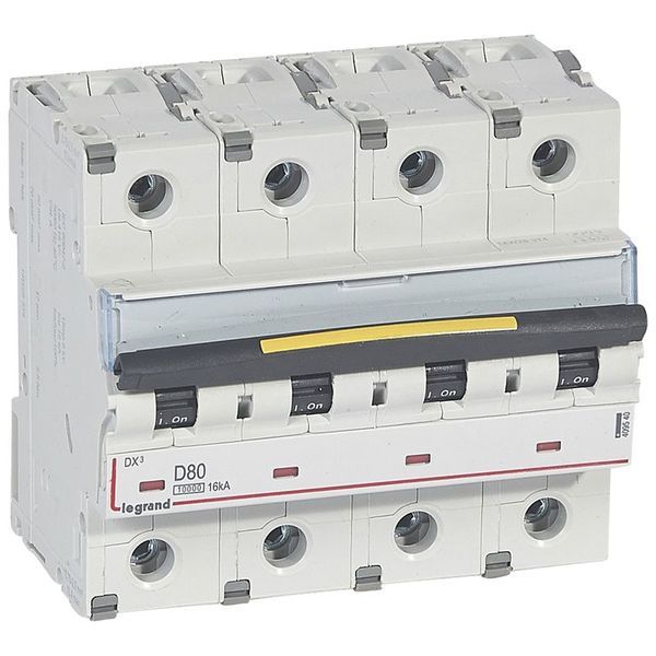 Disjoncteur Dx³10000 16Ka Arrivée Haute/Départ Bas Vis 4P 80 legrand 409540