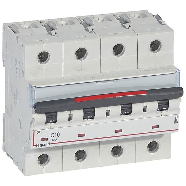 Disjoncteur Dx³ 36Ka Arrivée Haut/Départ Bas Vis 4P 400V~ 10 legrand 410033