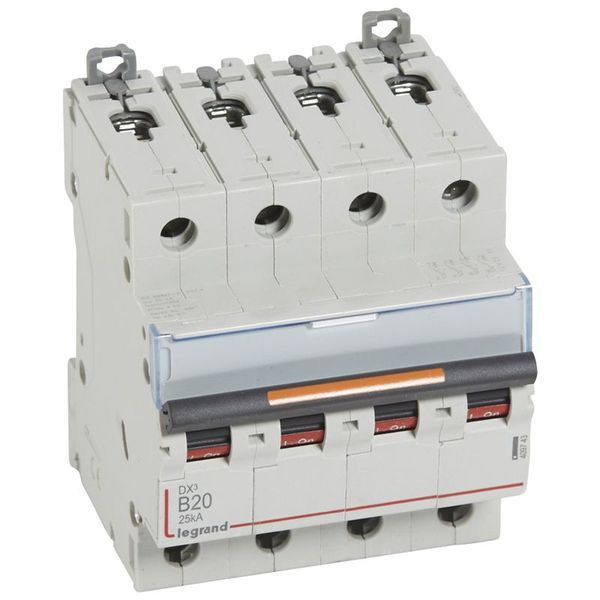 Dx3 Disjoncteur 4P B20 25Ka legrand 409743
