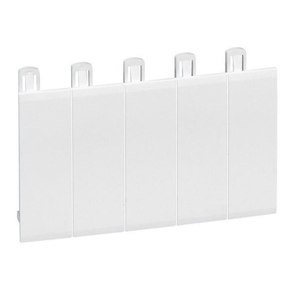Obturateur 5 Modules Din Blanc Ral9010 legrand 001660