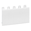 Obturateur 5 Modules Din Blanc Ral9010 legrand 001660